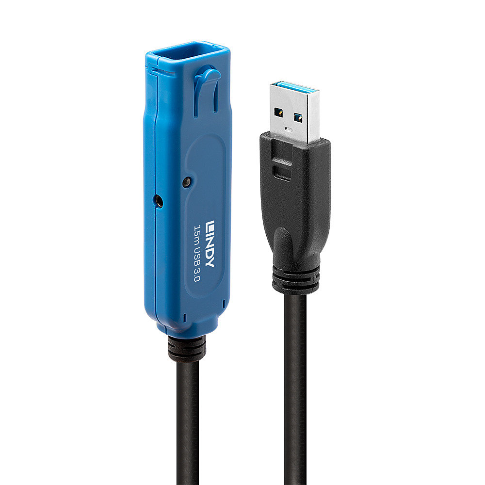 LINDY USB 3.0 Aktiv-Verlängerung Typ A/&shy;A Pro M/&shy;F 15m