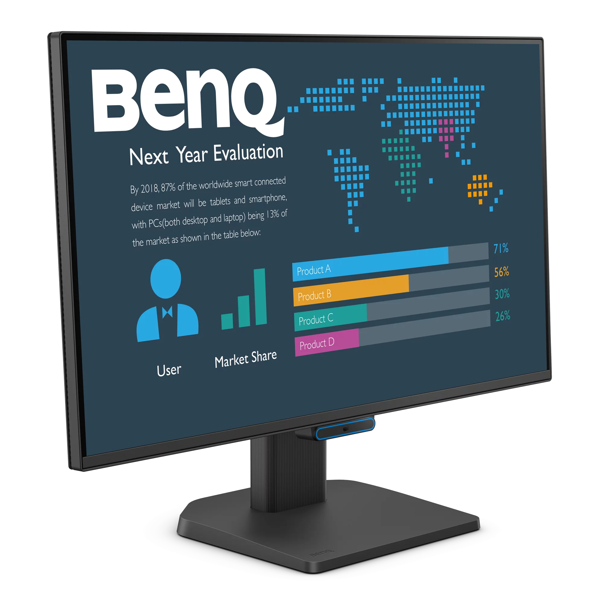 BenQ 60,5cm BL2490C 16:9 HDMI/DP/USB-C bk. spk. 144Hz FHD TFT-Monitore