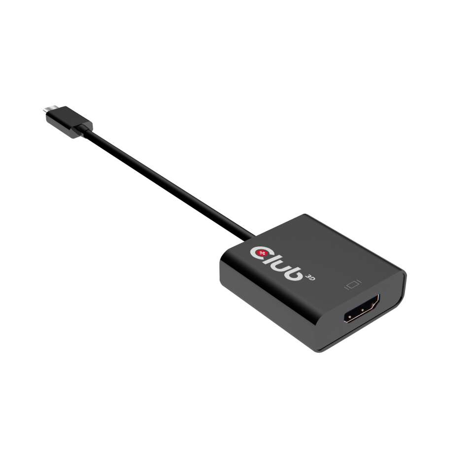 Club3D Adapter USB 3.1 Typ C > HDMI 2.0 UHD HDR  aktiv St/&shy;Bu Pol