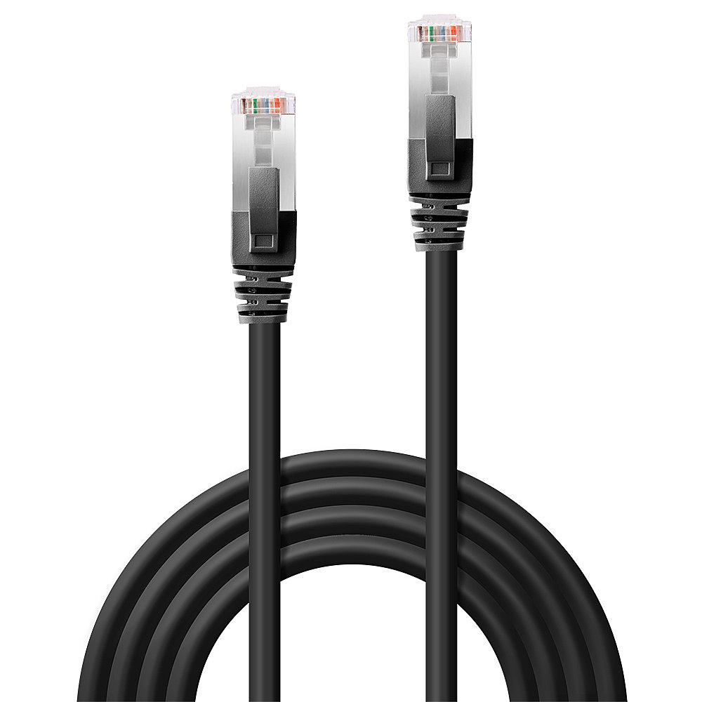 LINDY Patchkabel Cat6 SSTP / S/FTP PIMF schwarz 7.50m