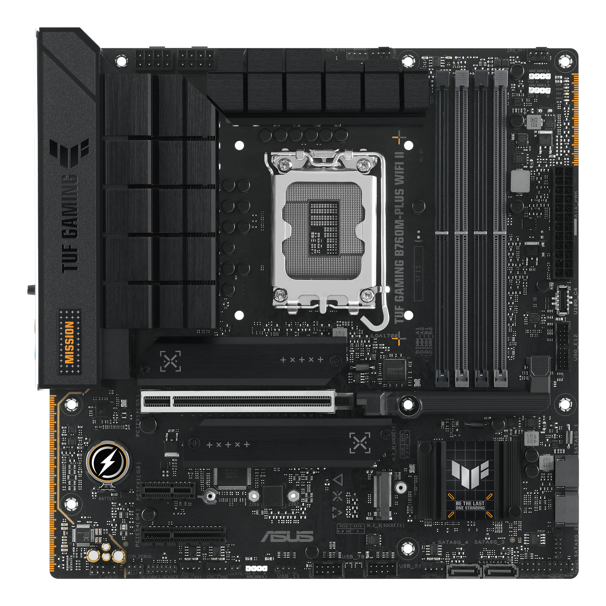 ASUS TUF GAMING B760M-PLUS WIFI II (INTEL,1700,DDR5,mATX)