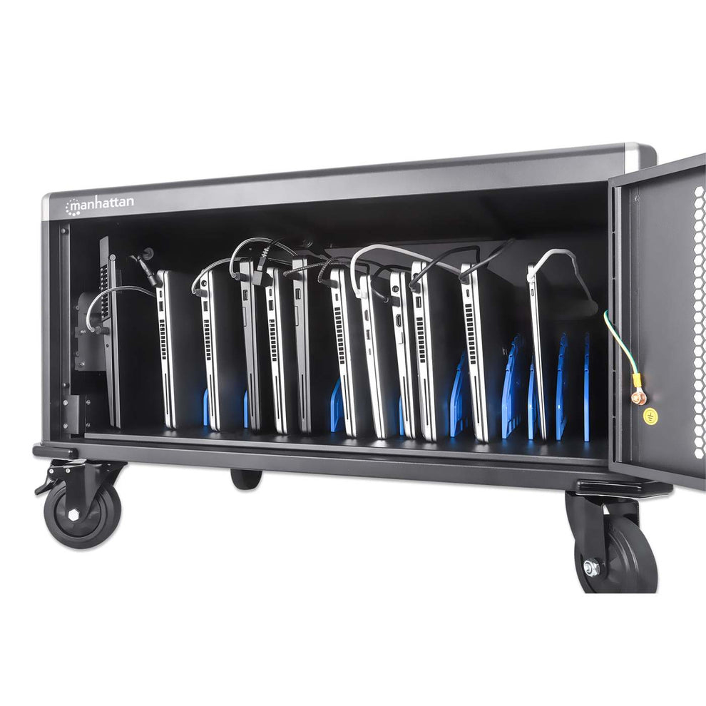 Manhattan Ladewagen mit 20 Steckdosen bis 16" schwarz (Speditionsversand)