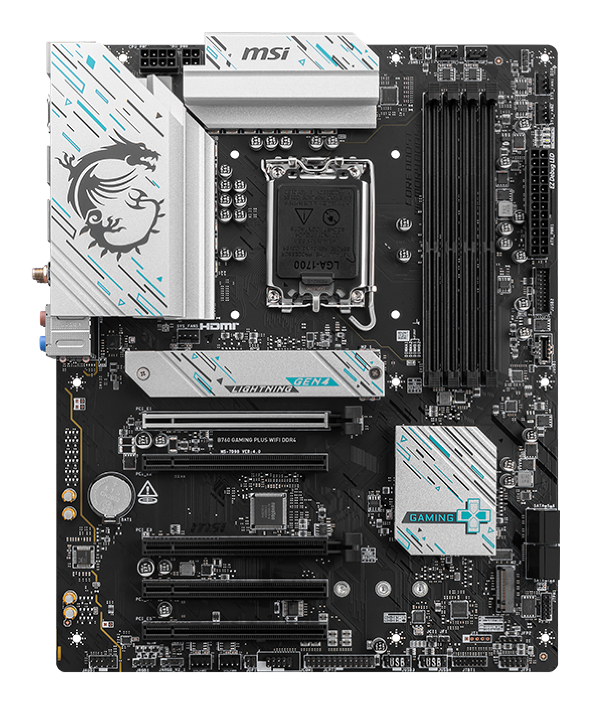 MSI MAG B760 Gaming Plus Wifi DDR4 (B760,S1700,ATX,DDR4) Mainboards INTEL
