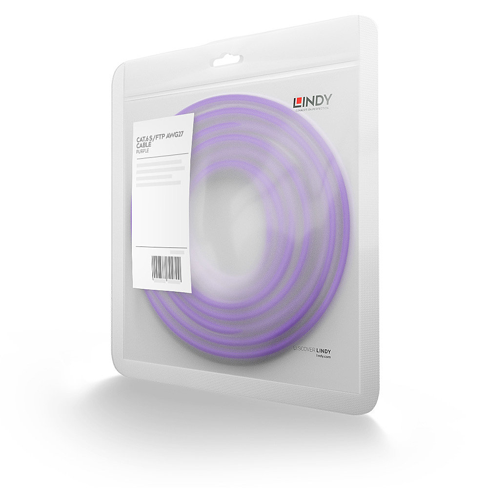 LINDY Patchkabel Cat6 S/FTP violett 0.50m