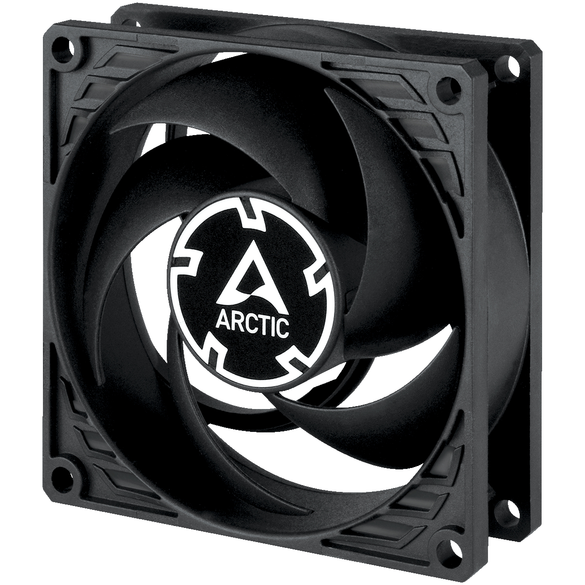 ARCTIC Lüfter 80*80*25 P8 Max-80mm PWM regulated (Black)