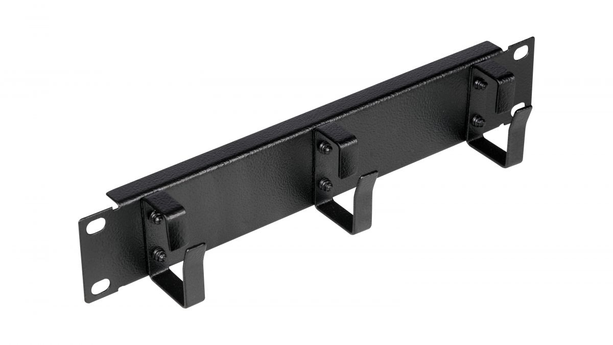 Equip 10" Kabelmanagement 3xMetallringe          1U  RAL9005