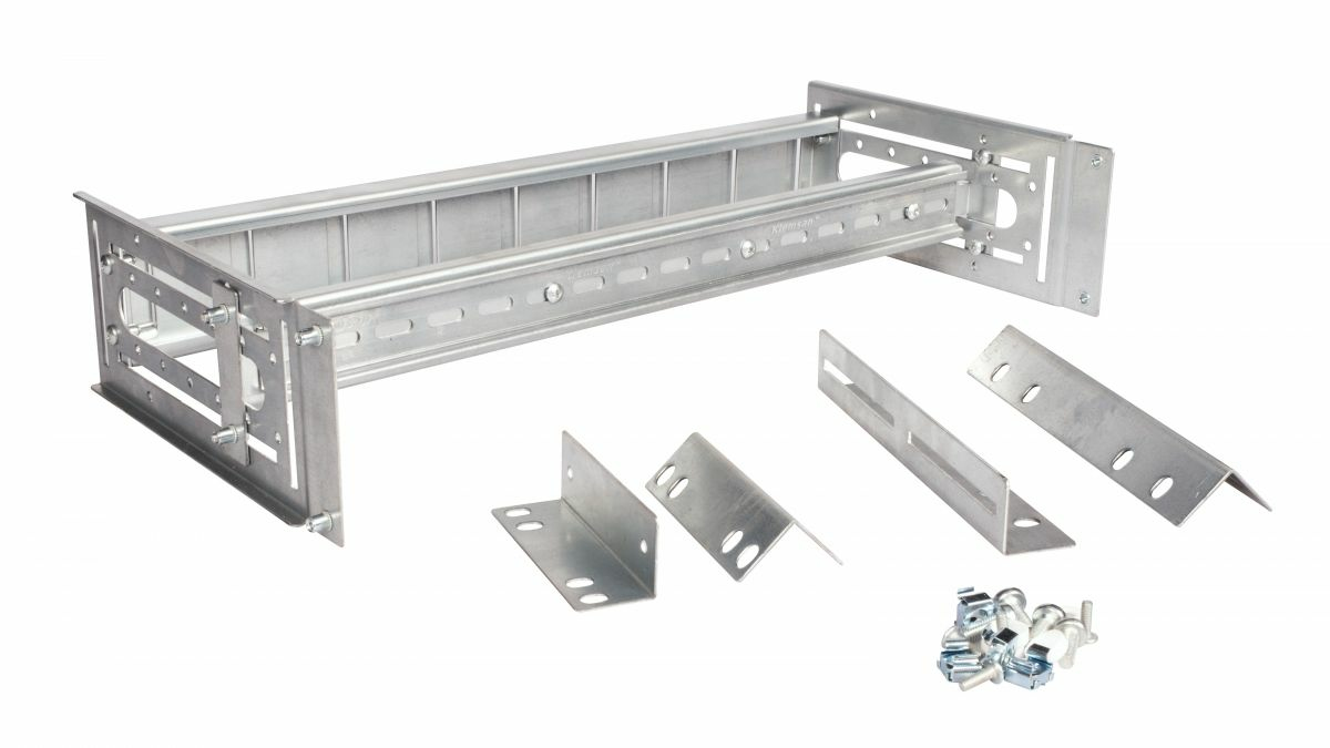 Equip Rails 19', 3HE Din, RAL7035 Grau