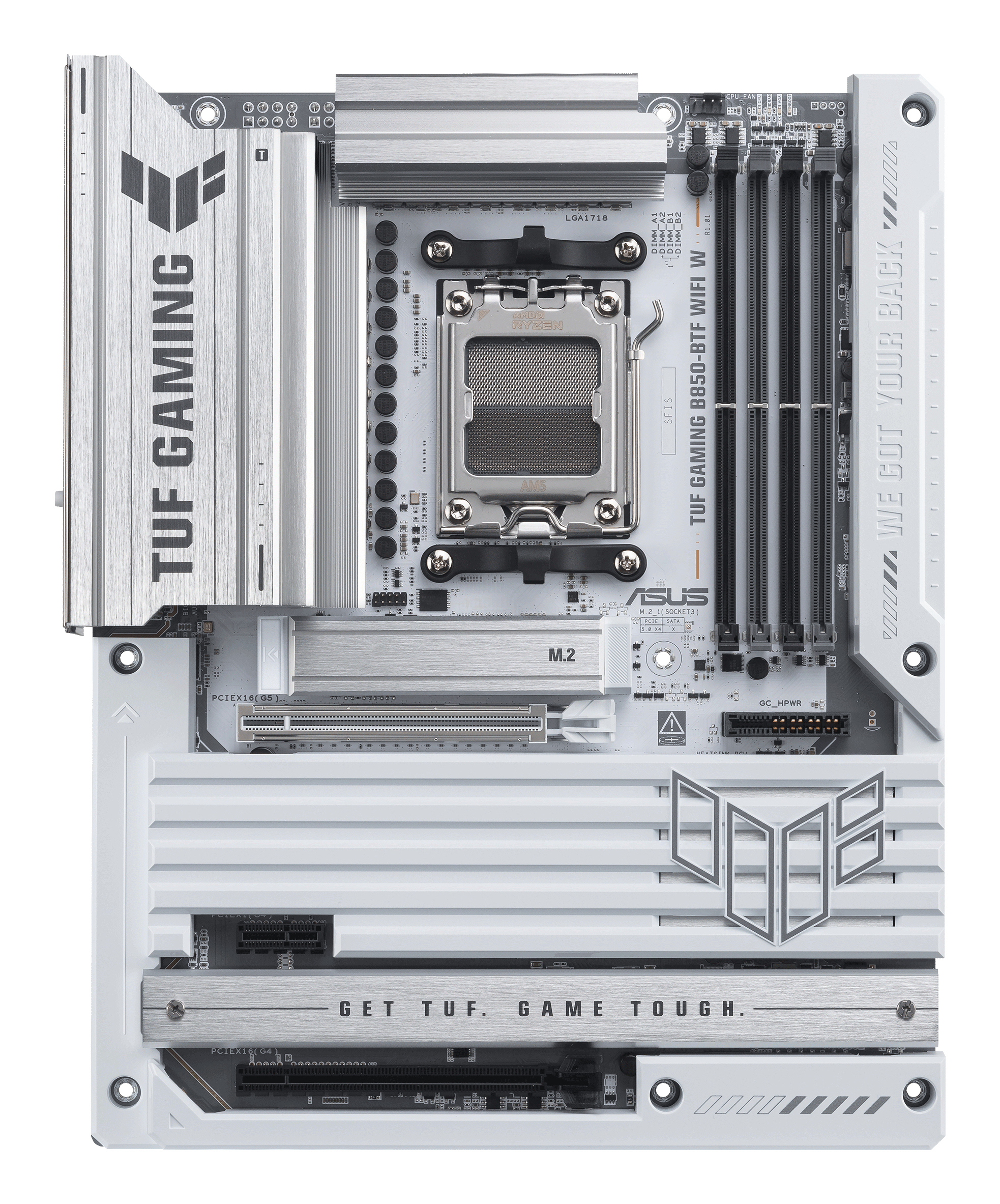 ASUS TUF GAMING B850-BTF WIFI W (AMD,AM5,DDR5,ATX)