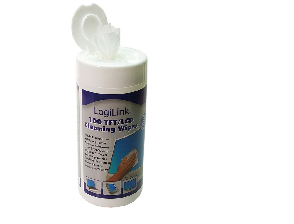 Logilink Reinigungstücher für TFT /­ LCD /­ Plasma 175x130mm Logilink Reinigungstücher für TFT /­ LCD /­ Plasma 175x130mm