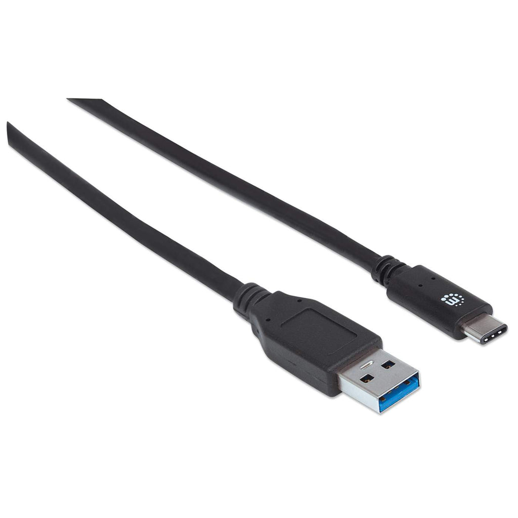 MANHATTAN USB Kabel 3.1 C -> A St/Bu 1.00m schwarz