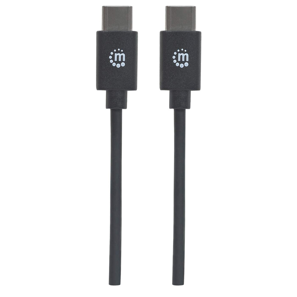 MANHATTAN USB C Anschlusskabel USB2.0 C-Stecker/C-Stecker 1m