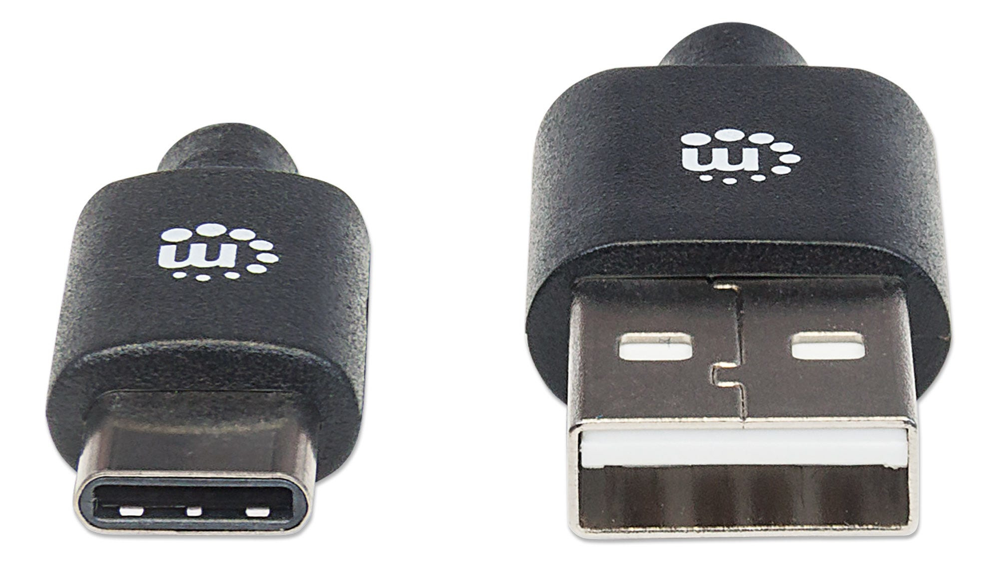 MANHATTAN USB 2.0 Typ C-Kabel C-Stecker/A-Stecker 3m schwarz