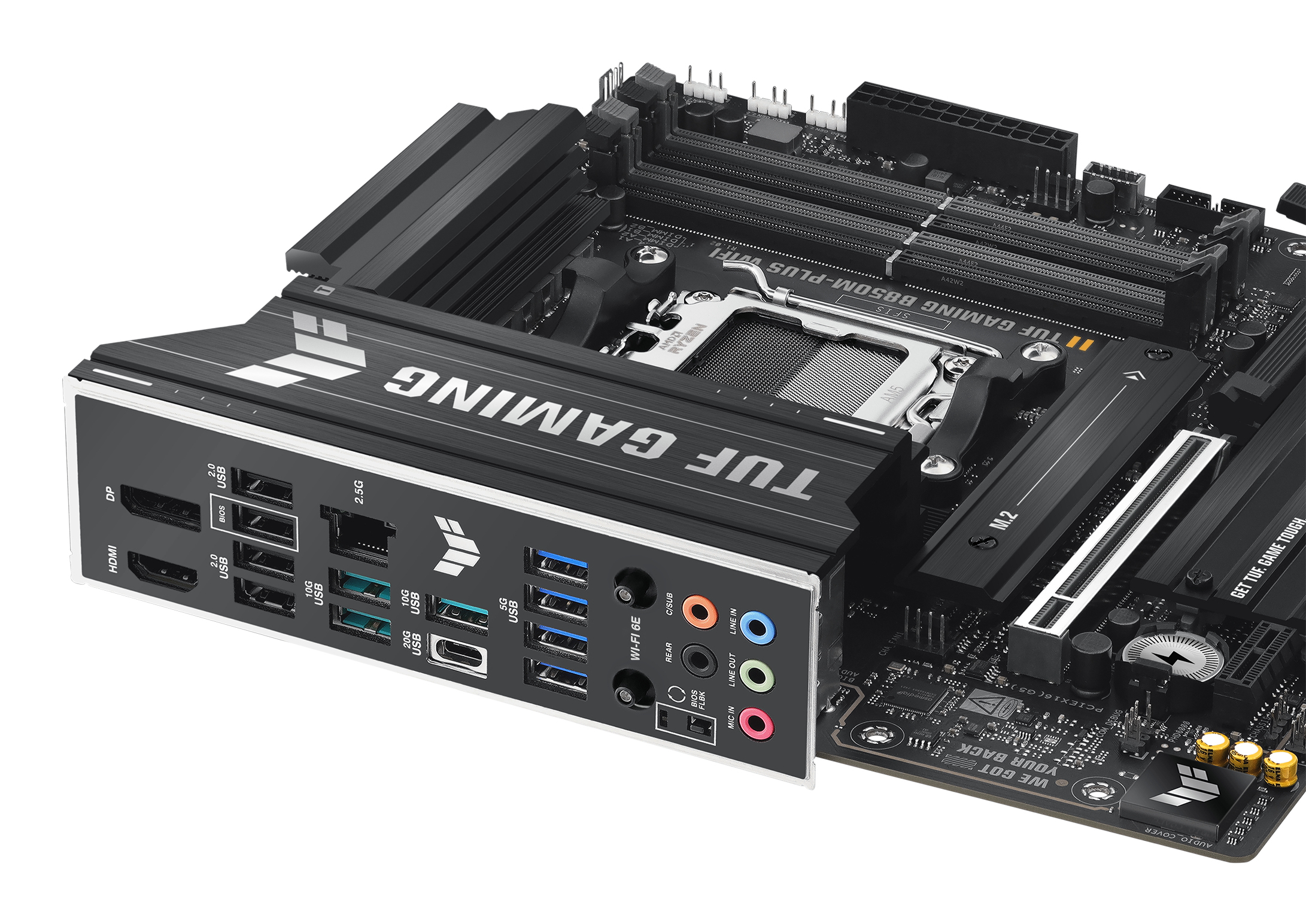 ASUS TUF GAMING B850M-PLUS WIFI (AMD,AM5,DDR5,mATX)