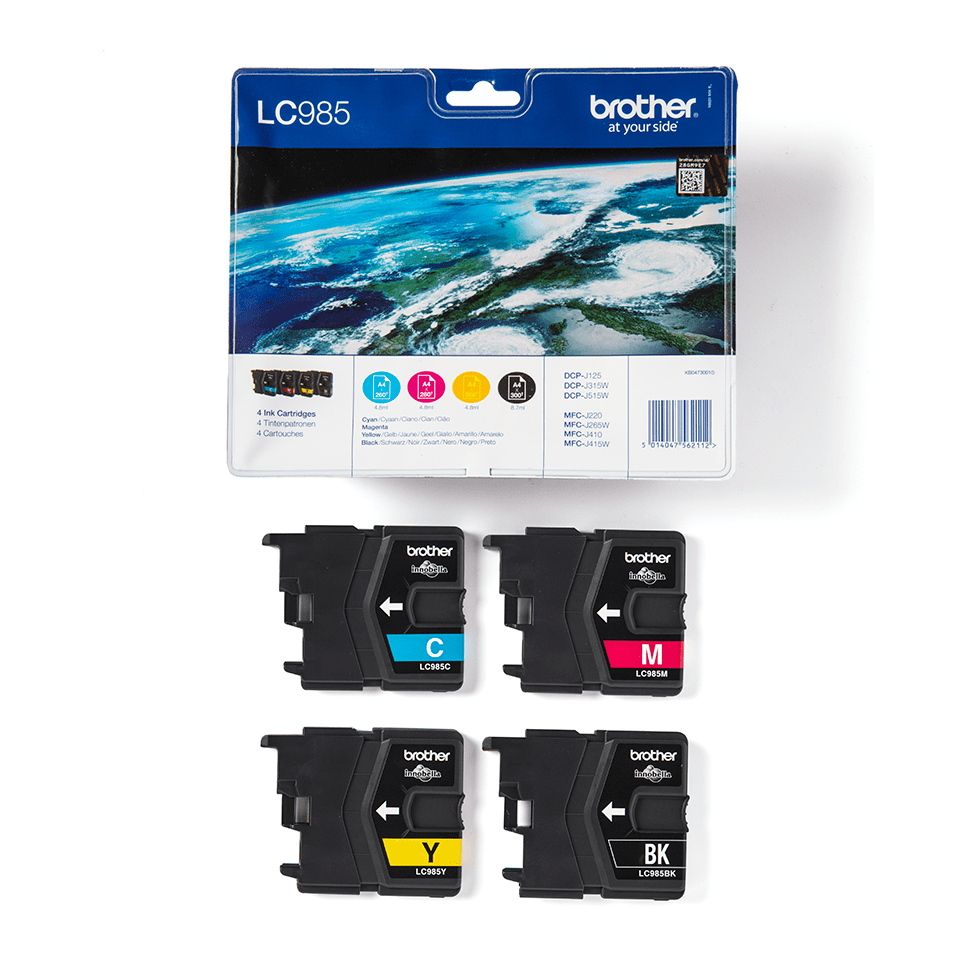 Patrone Brother LC-985VALBP Multipack C/M/Y/B