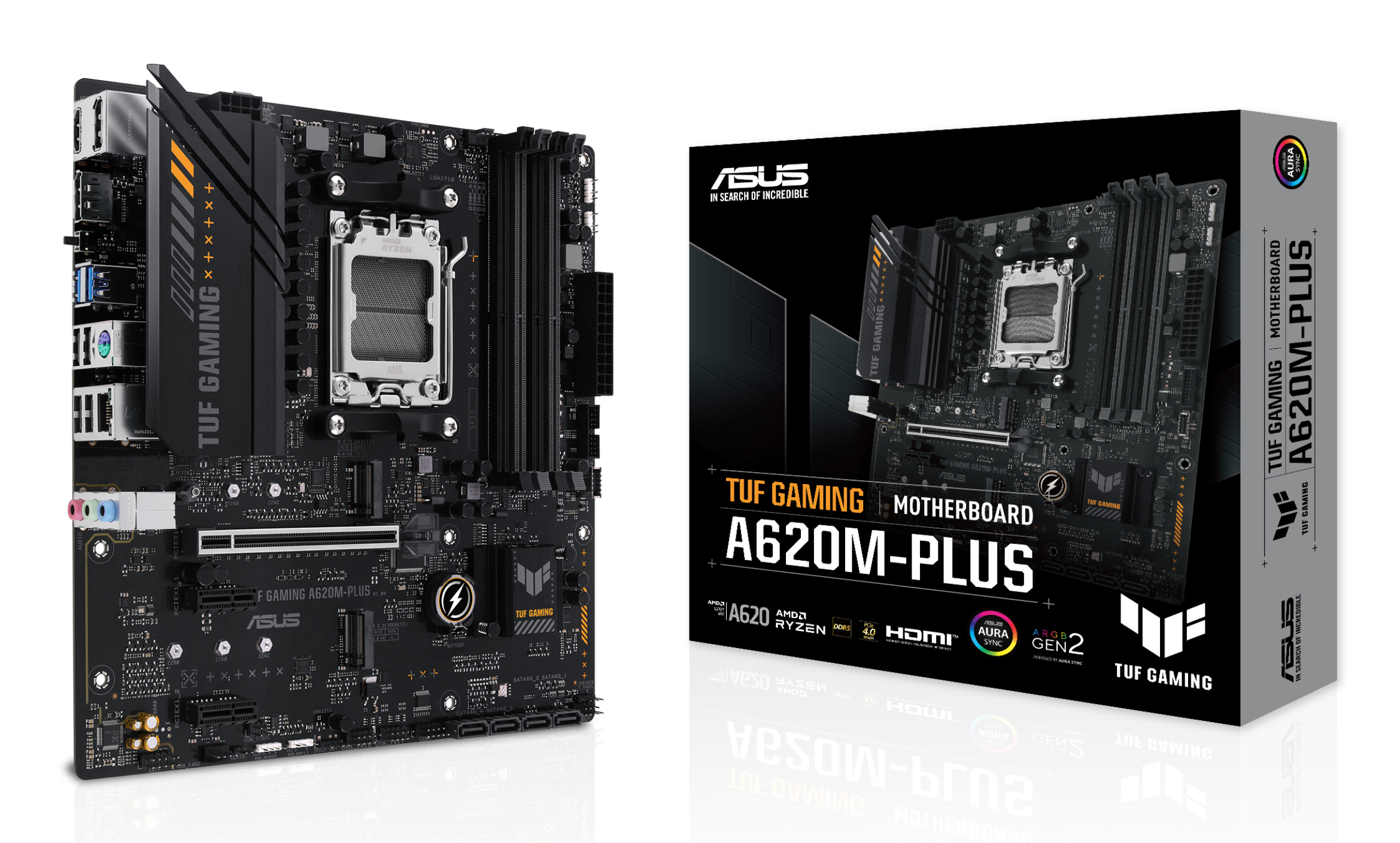 ASUS TUF GAMING A620M-PLUS (AMD,AM5,DDR5,mATX) ASUS TUF GAMING A620M-PLUS (AMD,AM5,DDR5,mATX)