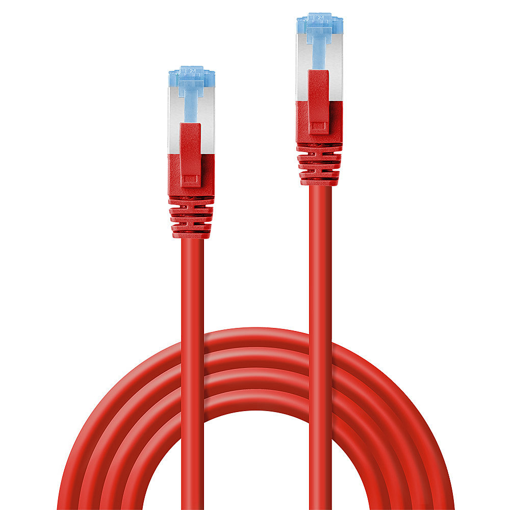 LINDY Patchkabel Cat6A S/FTP PIMF LSZH rot 3.00m