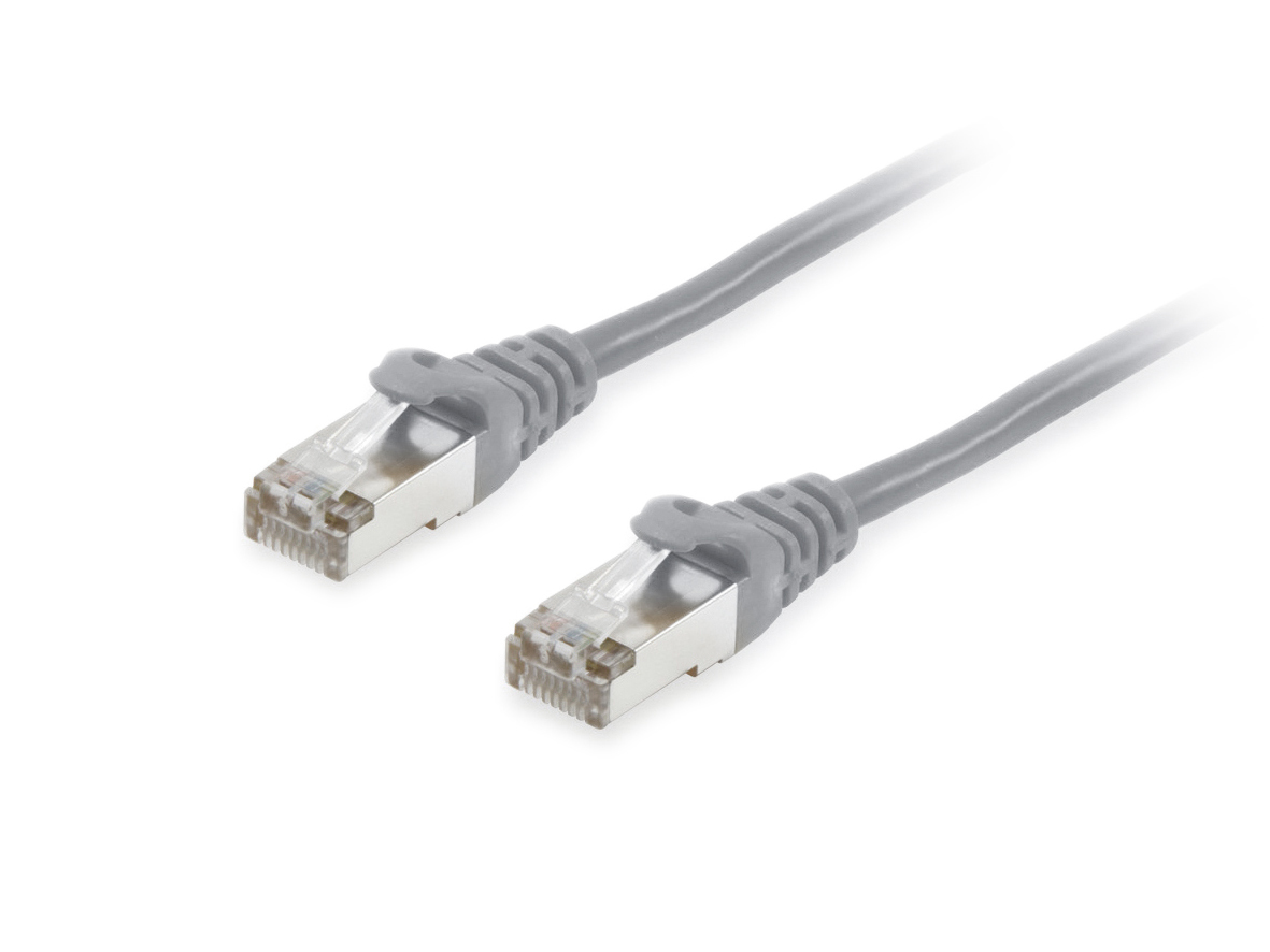Equip Patchkabel Cat6A S/FTP 2xRJ45 30.00m grau LSZH Polybeutel