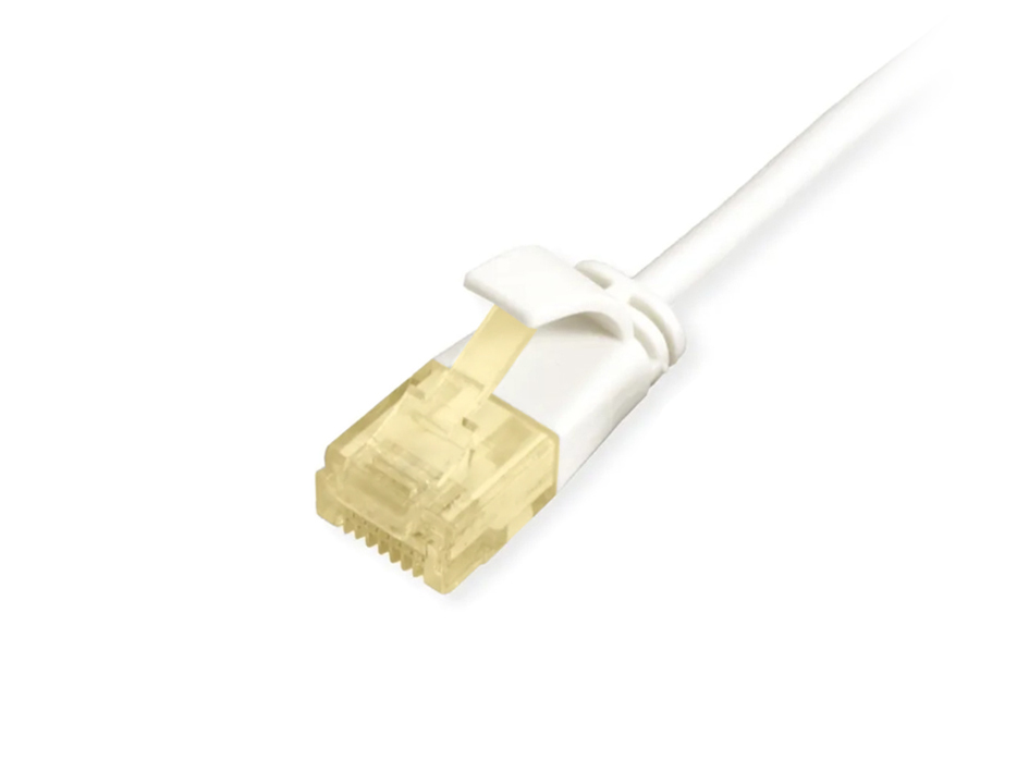 Equip Patchkabel Cat6A SlimFlex U/UTP 5.00m weiß LSZH 2xRJ45 Polybeutel