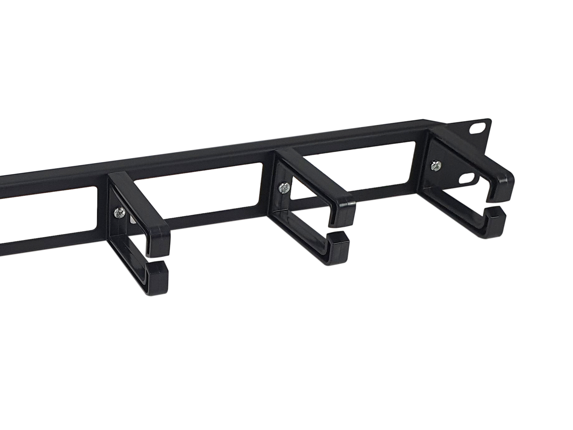 Equip 19 Rack Mount Kabelmanagement-Panel, Schwarz