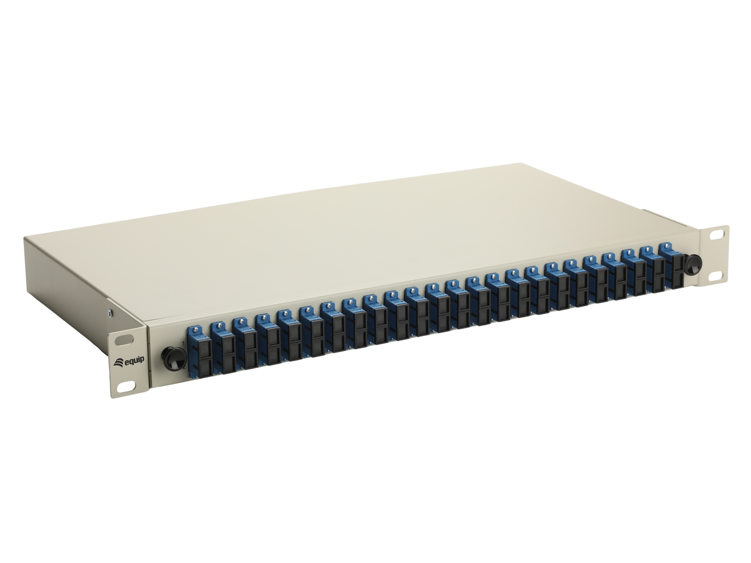 Equip LWL-Spleißkasten 24-Port SC-Duplex OS2 1U komplett gr Equip LWL-Spleißkasten 24-Port SC-Duplex OS2 1U komplett gr