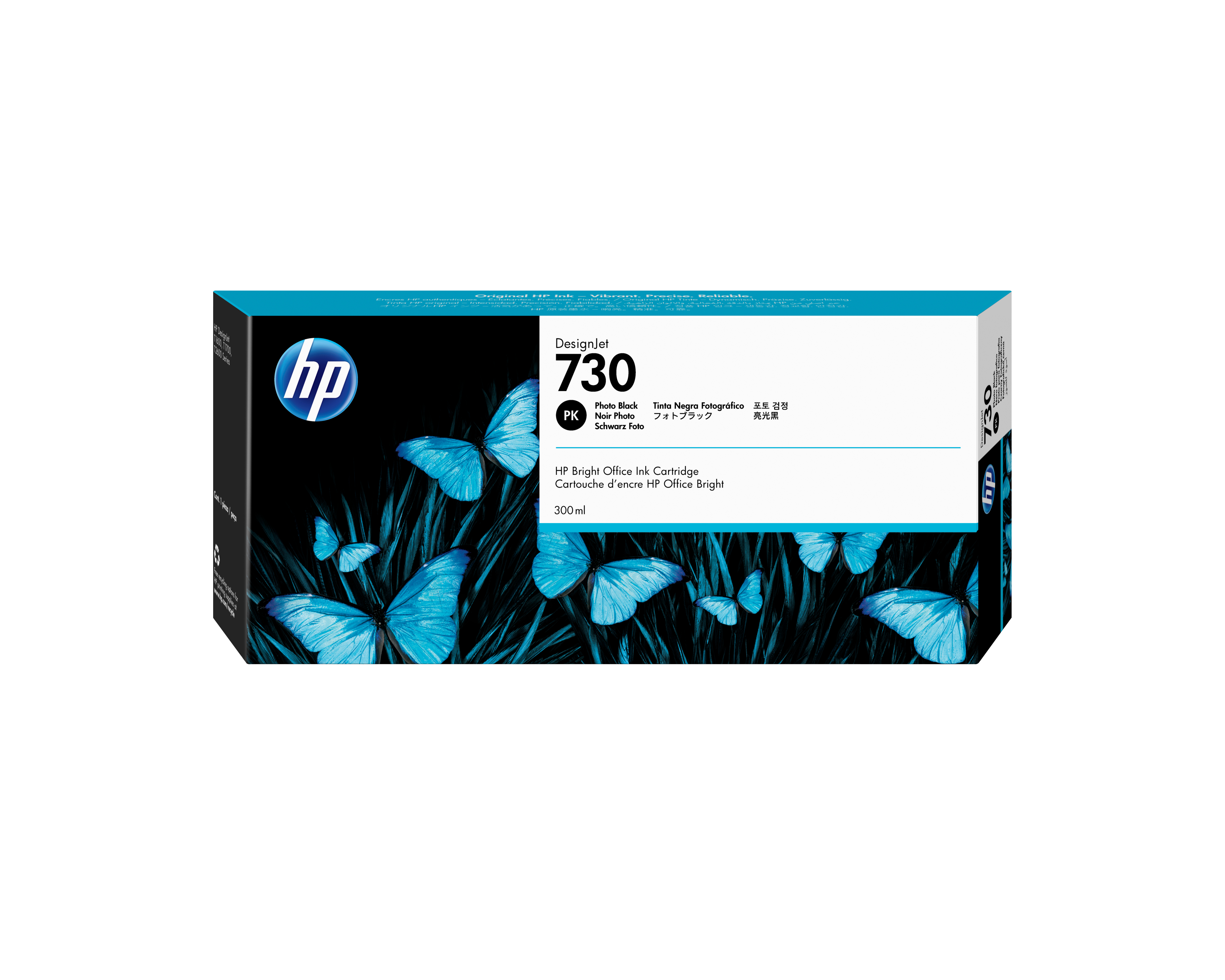 HP 730      Fotoschwarz         Tintenpatrone 300ml Patronen HP