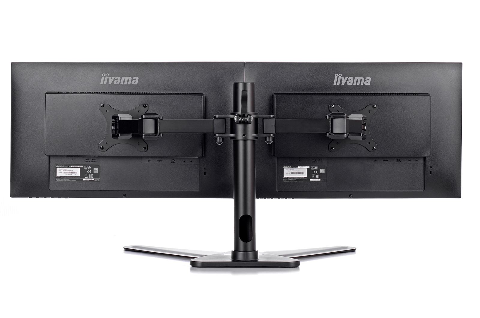 iiyama DS1002D-B1 Flachbildschirm-Tischhalterung 76,2 cm (30) Schwarz Tisch/Bank
