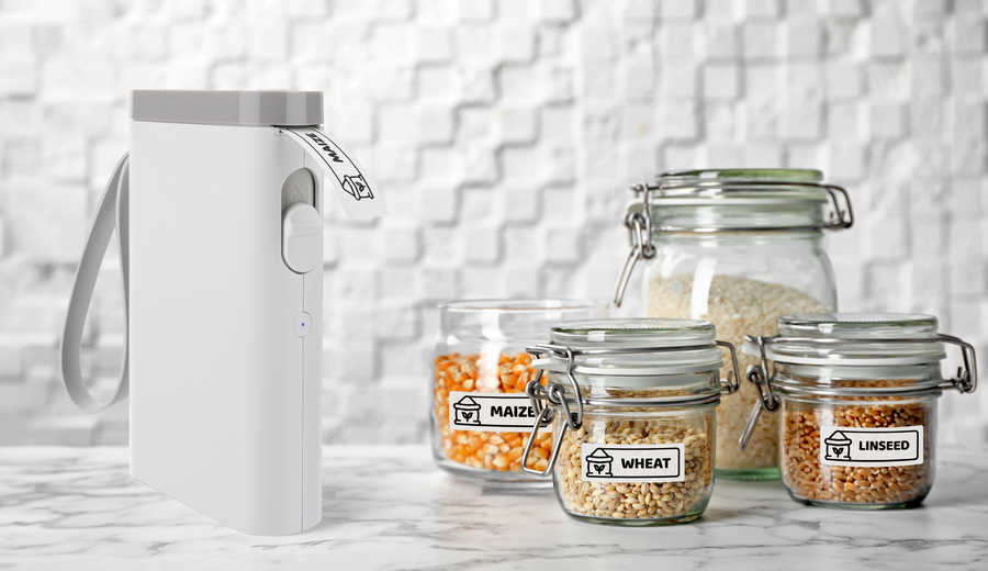 Peach Label Printer PE110 weiß retail
