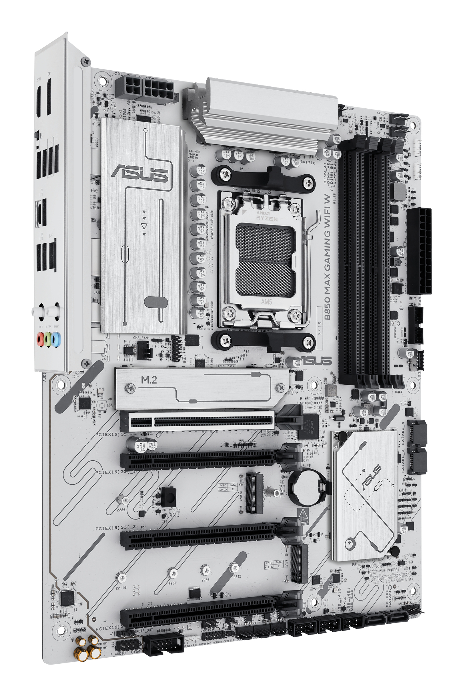 ASUS B850 MAX GAMING WIFI W (AMD,AM5,DDR5,ATX)