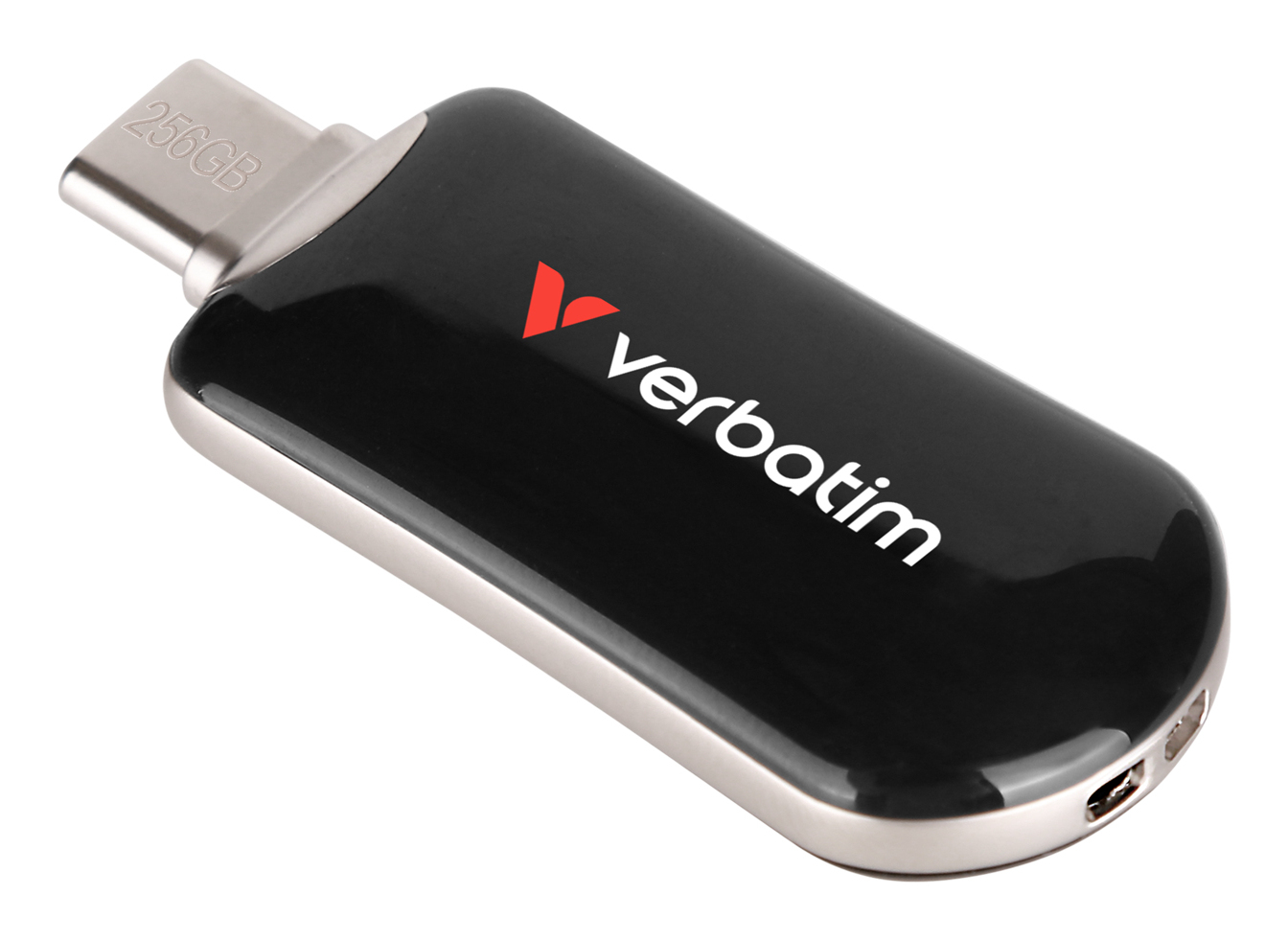 USB-Stick 256GB Verbatim 3.2 Typ C Plectra Flash Drive black