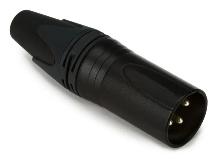 Equip Kabelverbinder 3-Polig Stecker schwarz