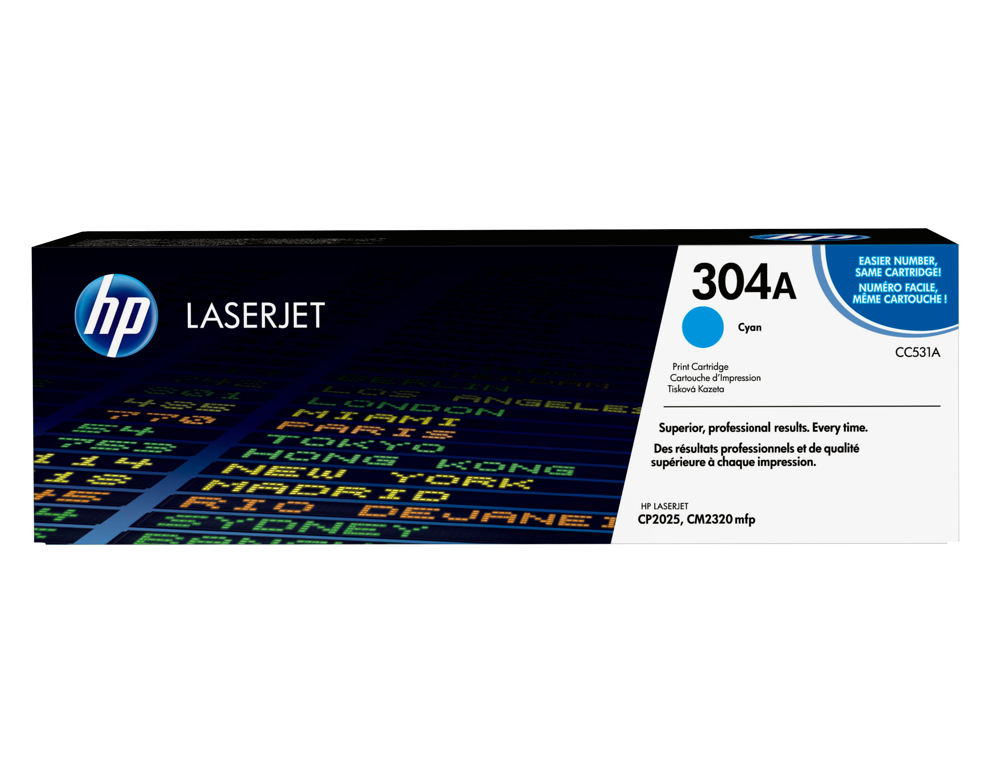 HP 304A Cyan LaserJet Tonerpatrone HP 304A Cyan LaserJet Tonerpatrone