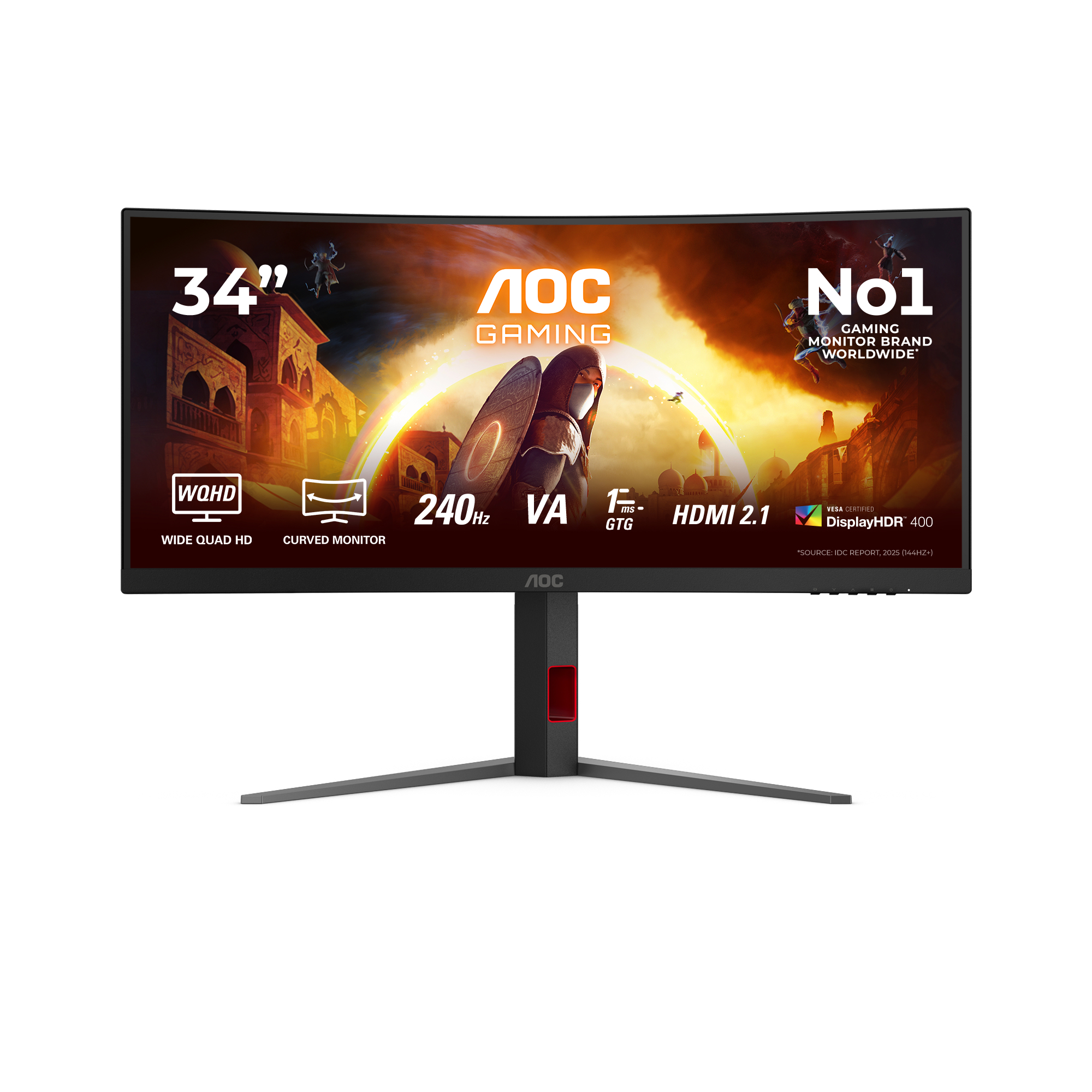 AOC 86,4cm (34")  CU34G4Z     21:09 2xHDMI+DP+USB Curved