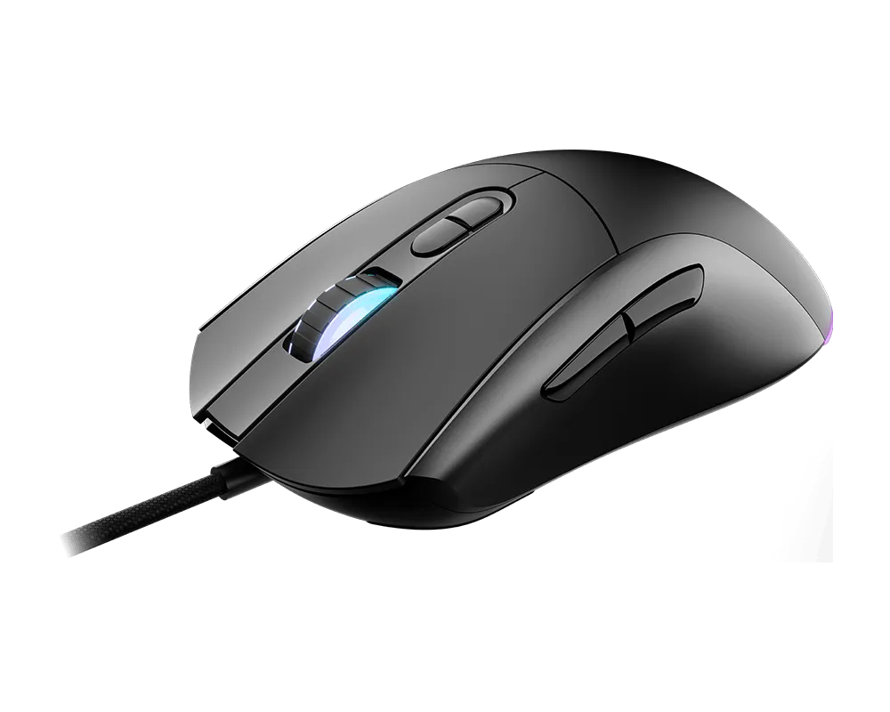 MSI Forge GM320 Gaming Maus, Black, USB