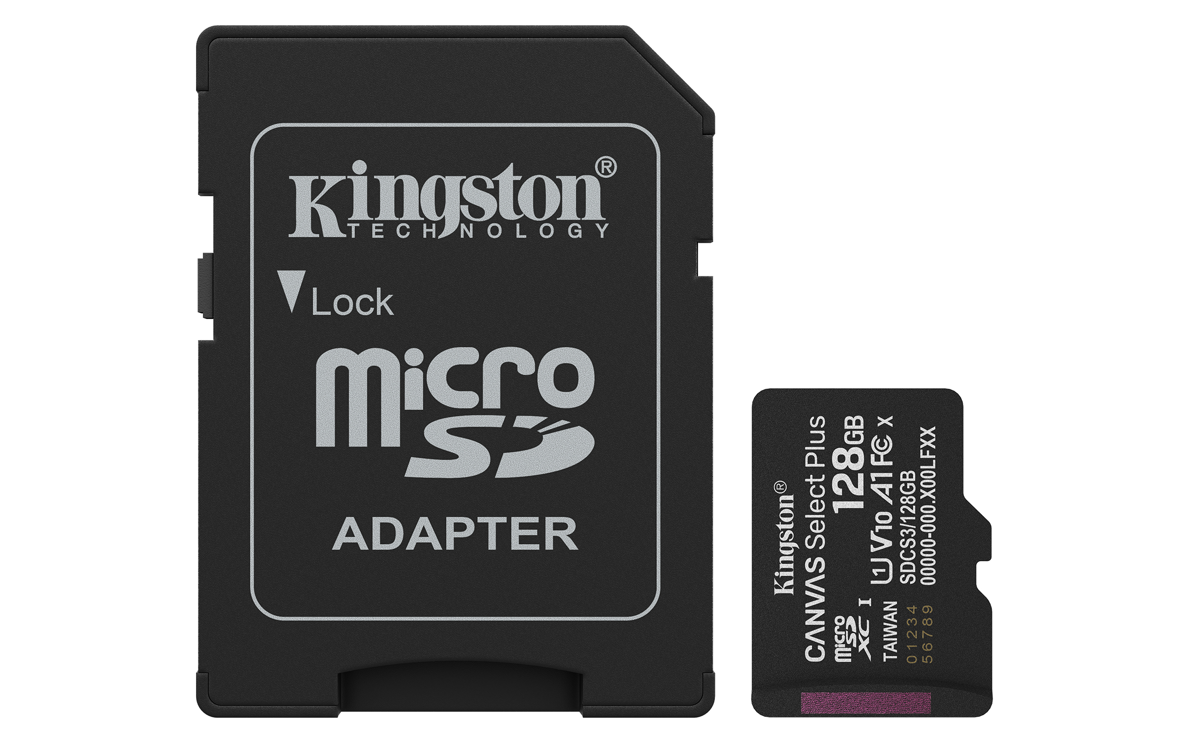 SD MicroSD Card 128GB Kingston SDXC Canvas+ Gen3 m.Adapter retai SD MicroSD Card 128GB Kingston SDXC Canvas+ Gen3 m.Adapter retai
