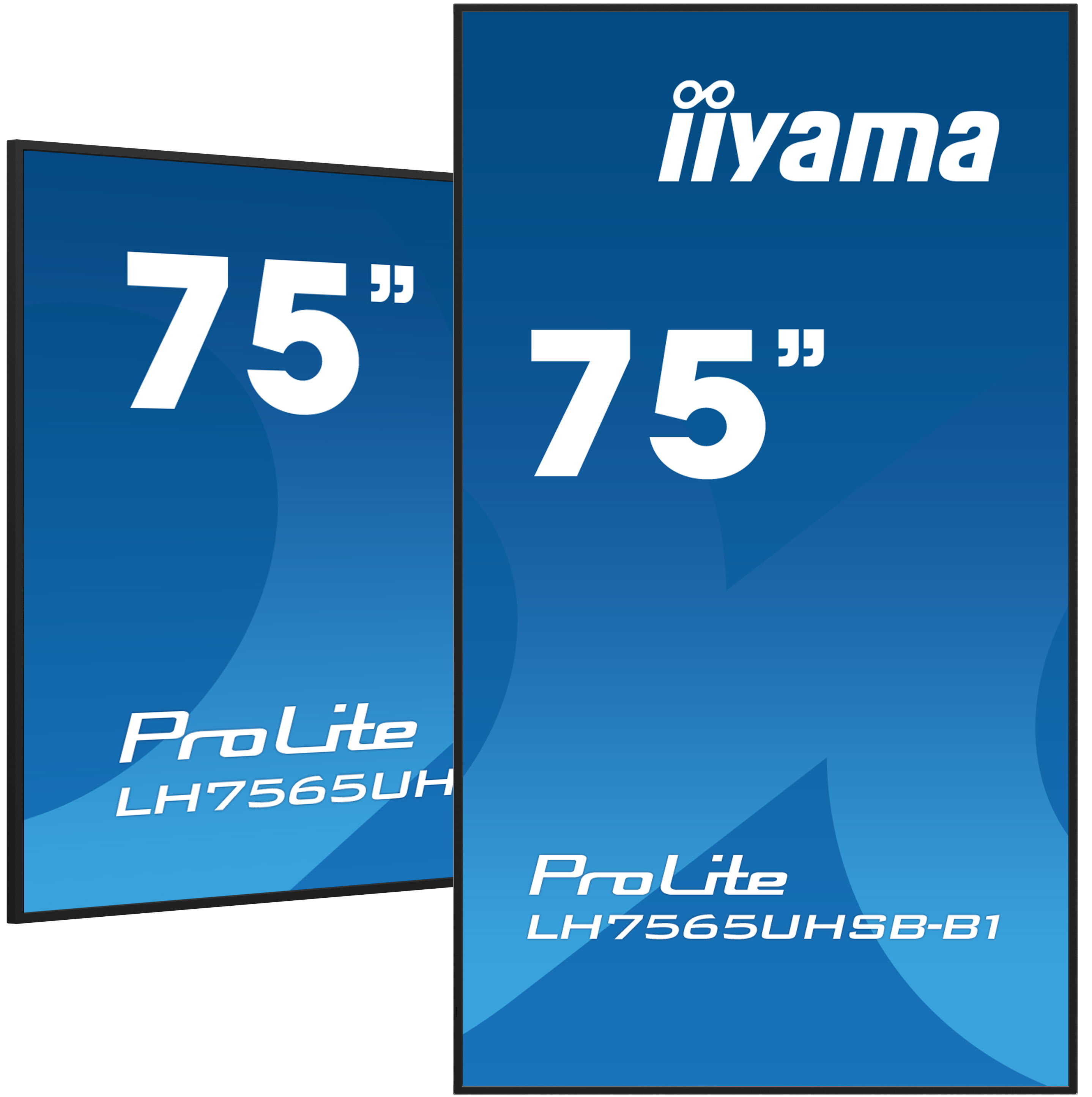 IIYAMA 189.0cm(75") LH7565UHSB-B1 16:9 2xHDMI+DP+2xUSB IPS retai