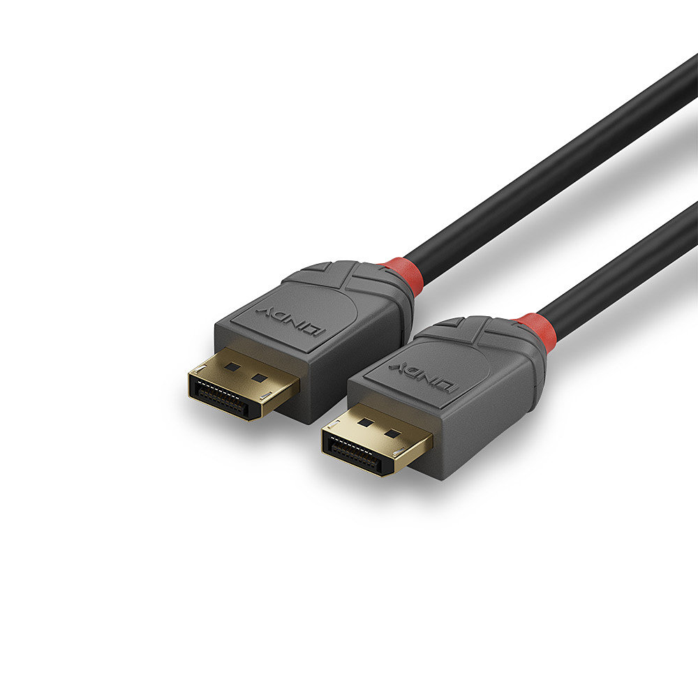 LINDY DisplayPort 1.4 Kabel Anthra Line 5m