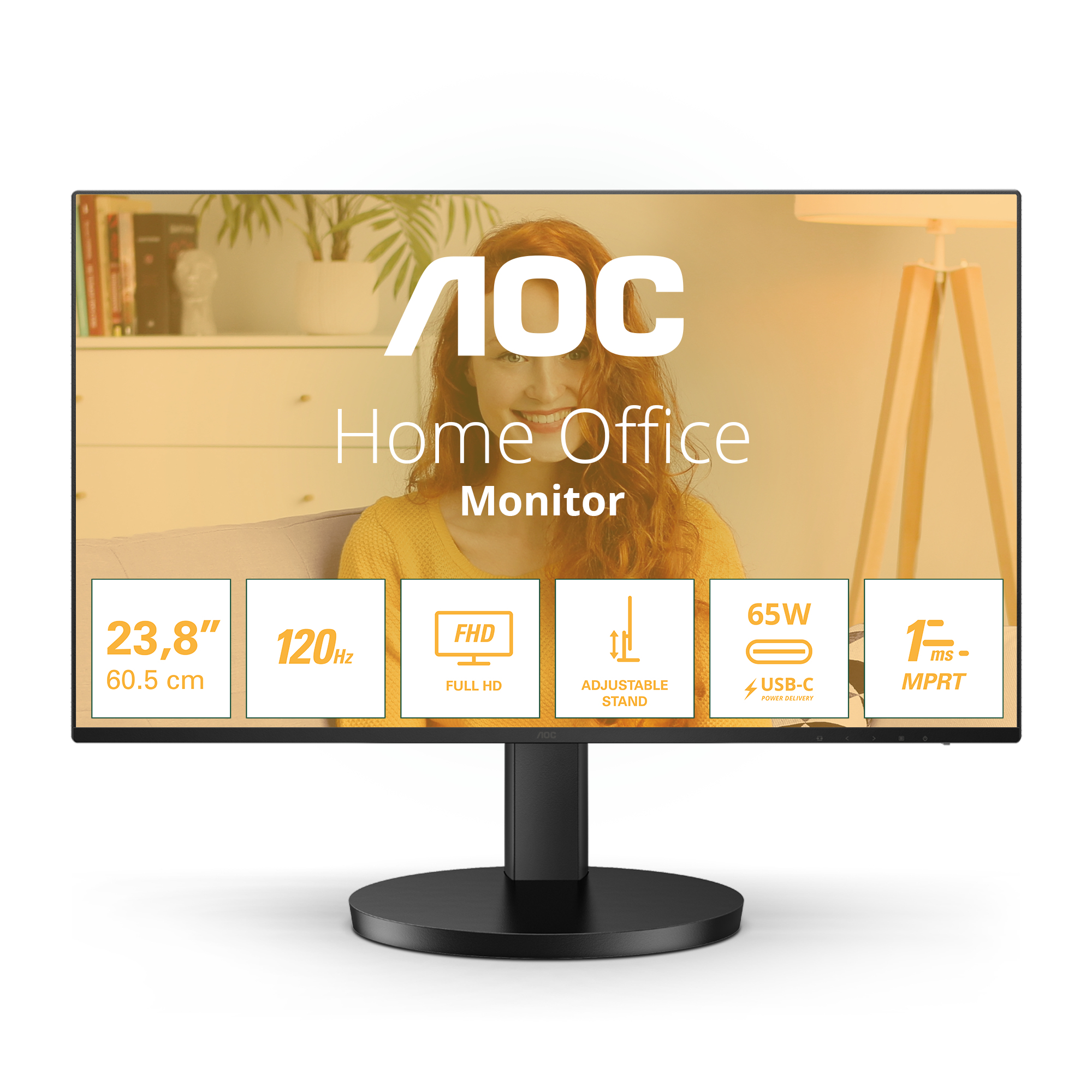 AOC 68,6cm (27")  27B3CF2   16:09 HDMI+USB-C IPS Lift black reta