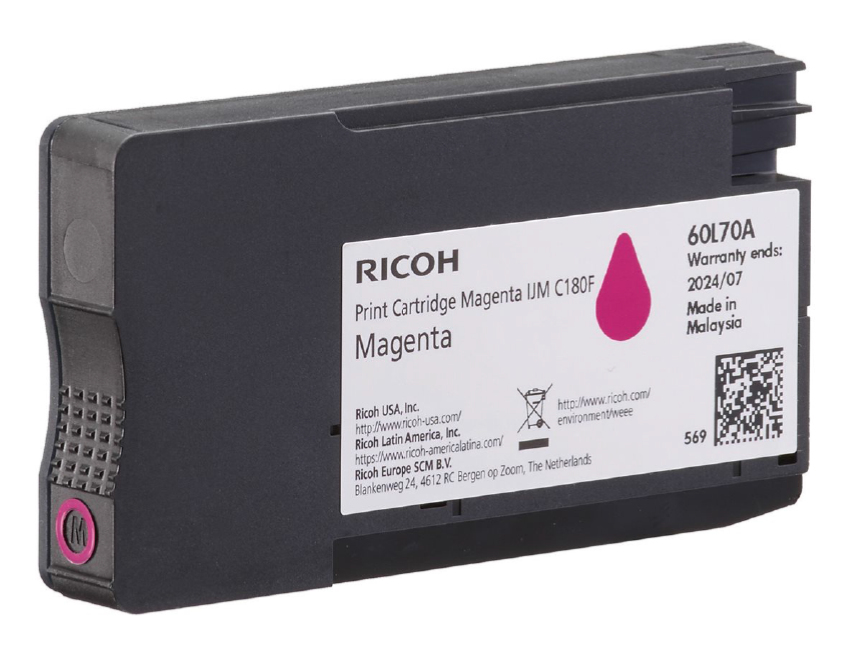 Ricoh Patrone IJM C180F magenta 1600 Seiten 408519 Patronen Ricoh