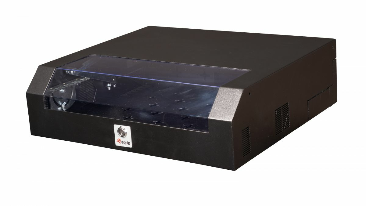 Equip 19" Netzwerkschrank Stahltür SF 500x475mm 5HE schwarz