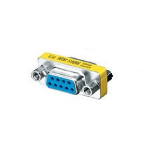 Equip Serial RS232 DB9 Gender Changer Bu/­Bu mini silber Pol Equip Serial RS232 DB9 Gender Changer Bu/­Bu mini silber Pol