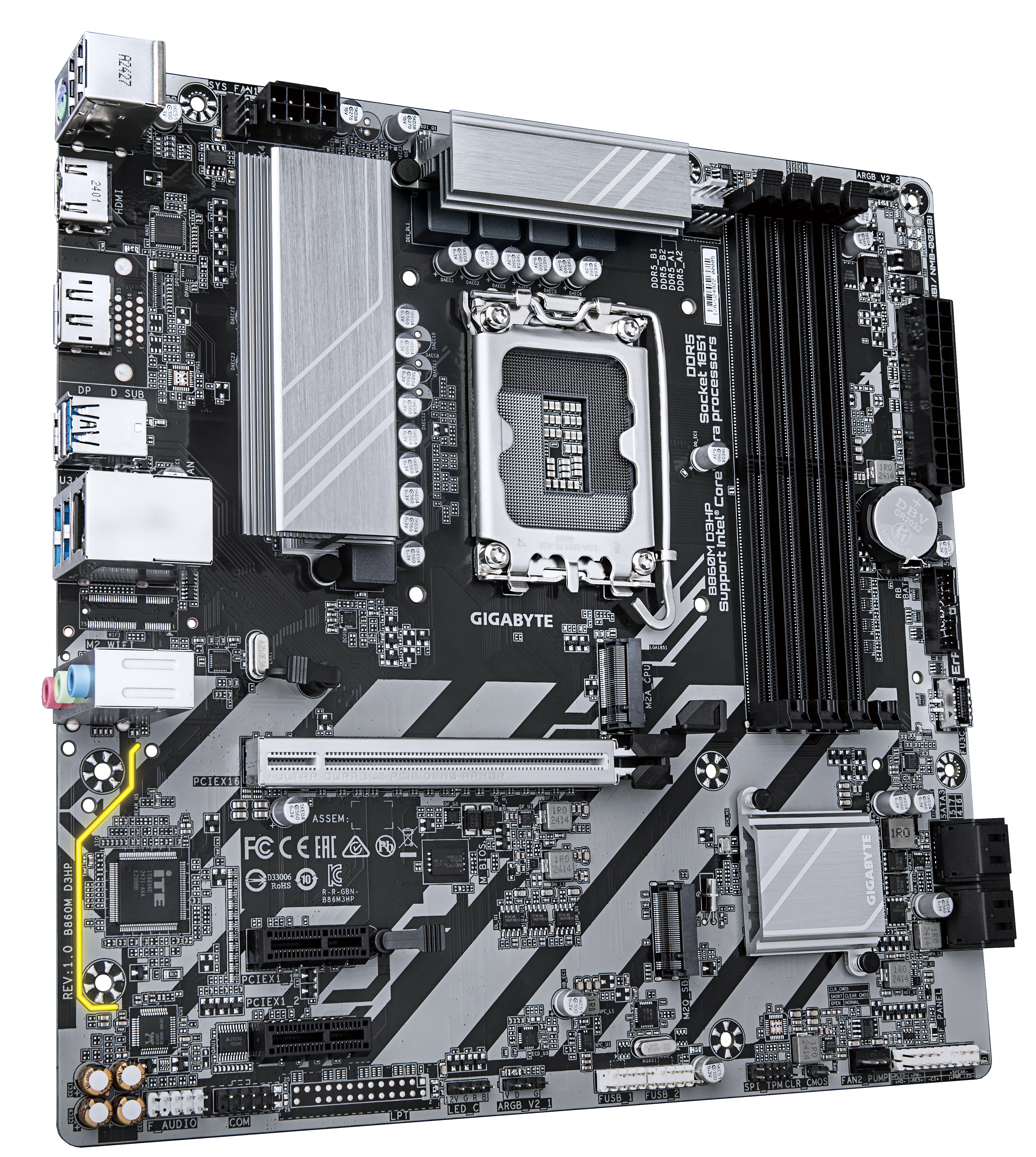 Gigabyte B860M D3HP (B860,S1851,mATX,DDR5