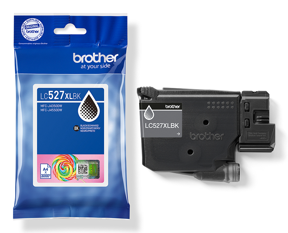 Patrone Brother LC-527XLBK Schwarz MFCJ4350DW/4550DW