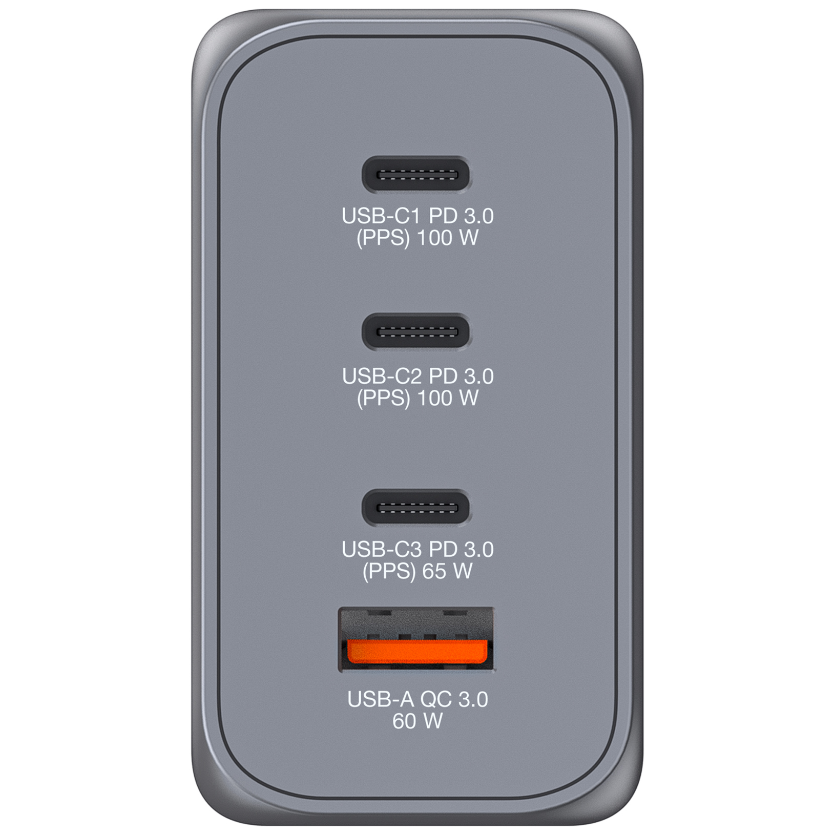 Verbatim GNC-200 GaN Charger 4 Port 200W USB A/C (EU/UK/US Ladegerät