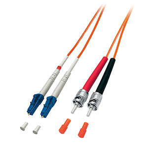 Equip Patchkabel LC->ST 5.00m Multimode Duplex OM2 orange Polybeutel