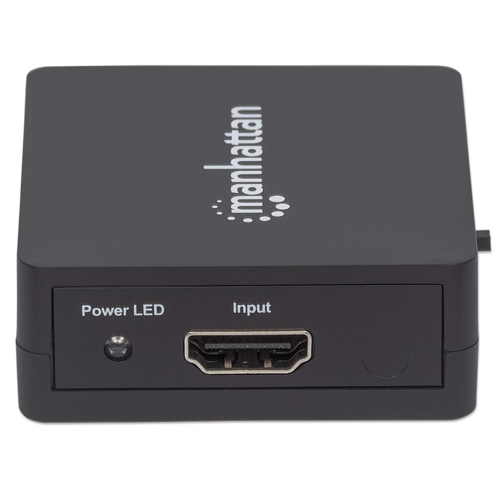 MANHATTAN 1080p 2-Port HDMI-Splitter Strom über USB schwarz