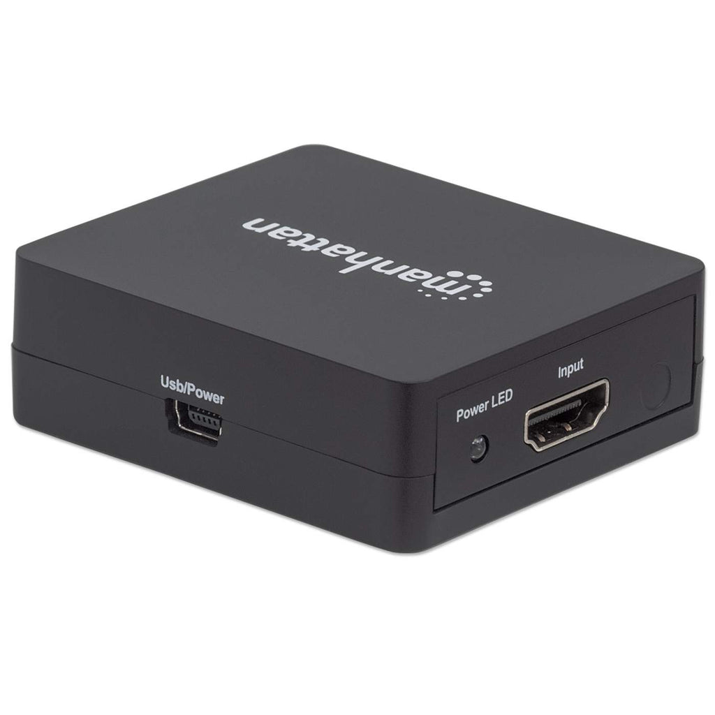 MANHATTAN 1080p 2-Port HDMI-Splitter Strom über USB schwarz