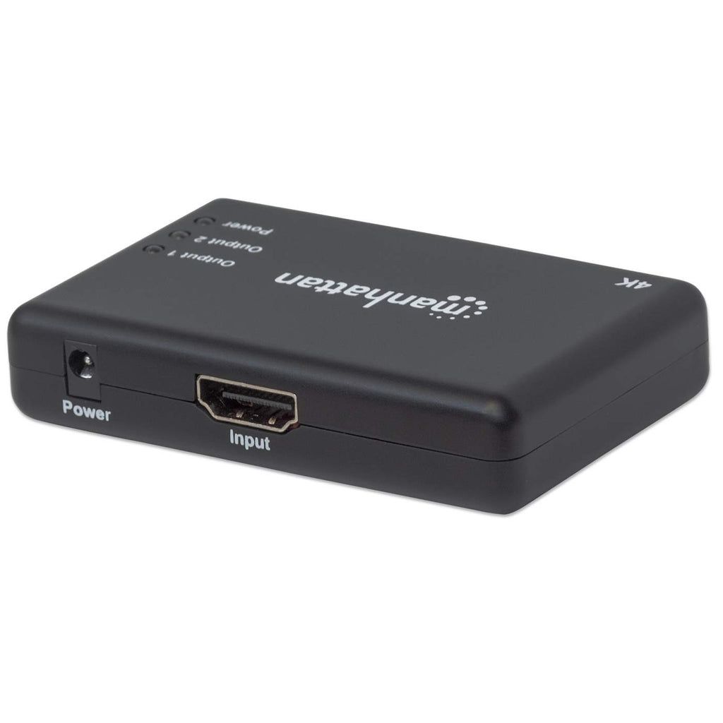 MANHATTAN 4K 2-Port HDMI-Splitter 4K@30Hz Netzteil schwarz