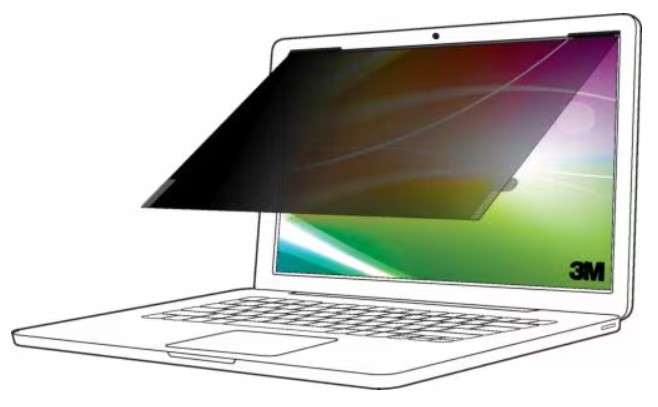 3M Bright Screen Blickschutzf. 14,5" Laptop (16:10) BP145W1B