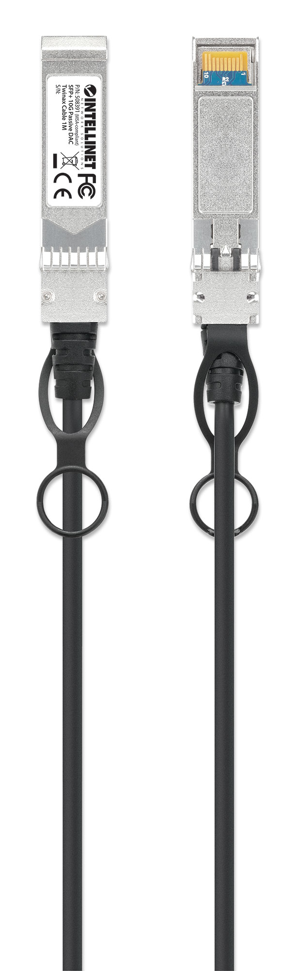 INTELLINET SFP+ 10G Passives DAC Twinax-Kabel 1,0m MSA-konf.