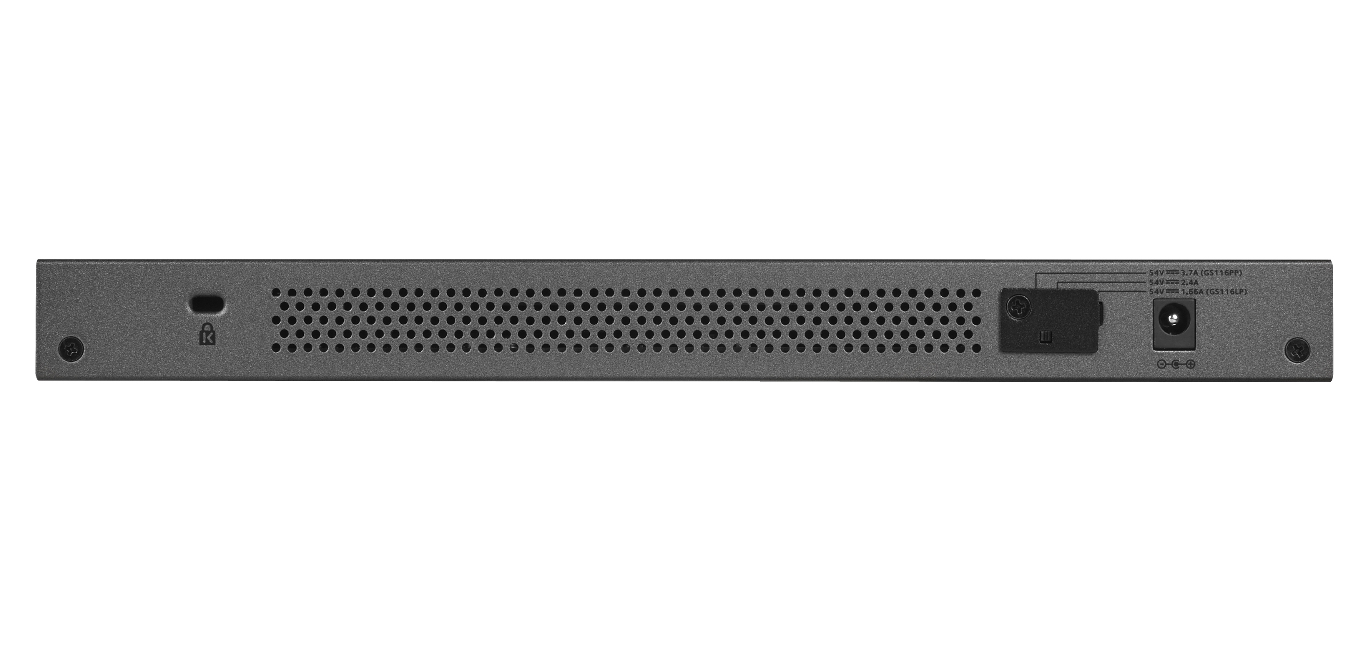 NETGEAR Switch 16x GE GS116PP-100EUS unmanaged POE Switche